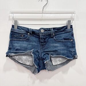 Fox Stealth Short Denim Cutoff Size 0 / 24 Festival Summer Vacation